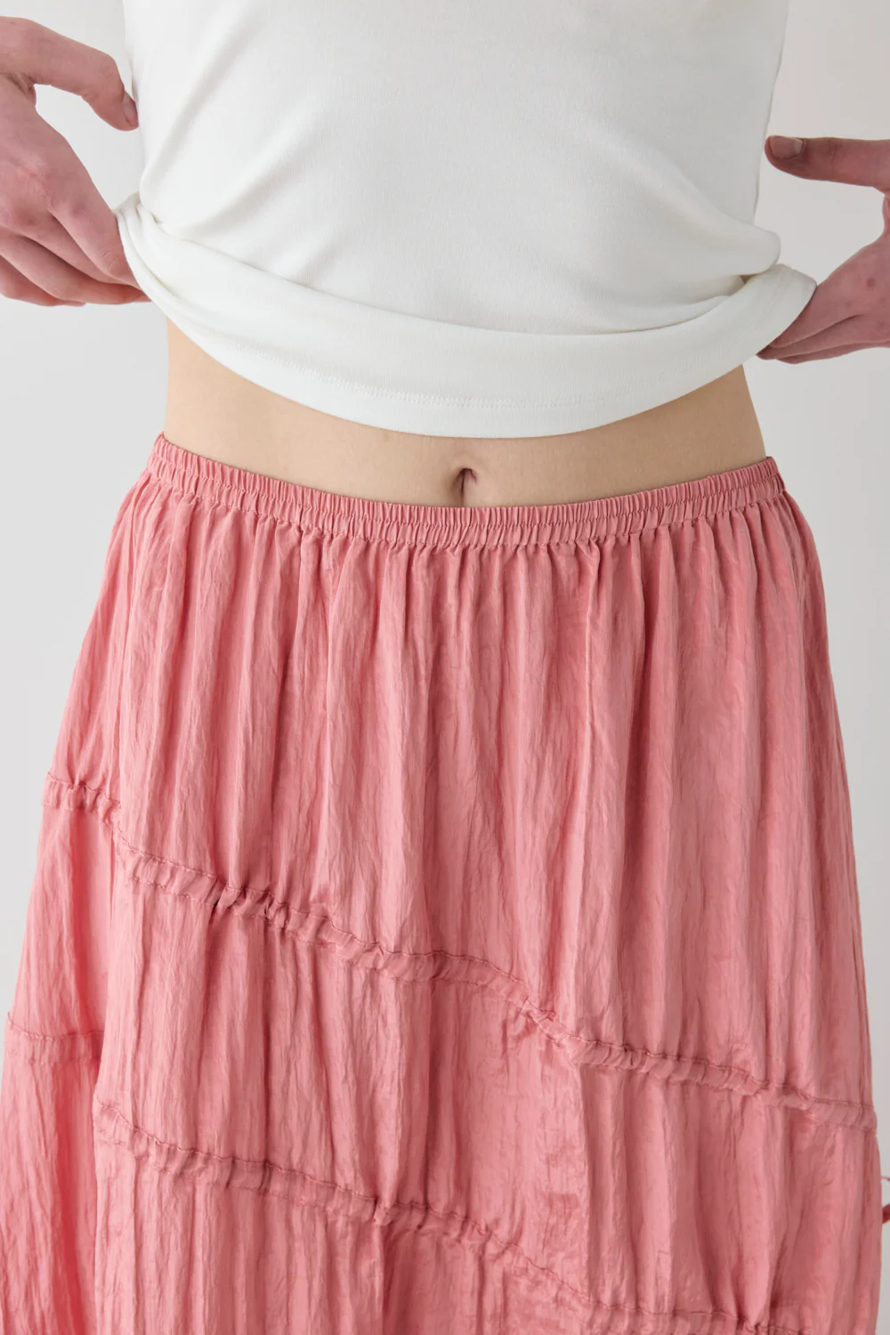 Elise Midi Skirt Pink - Image 3