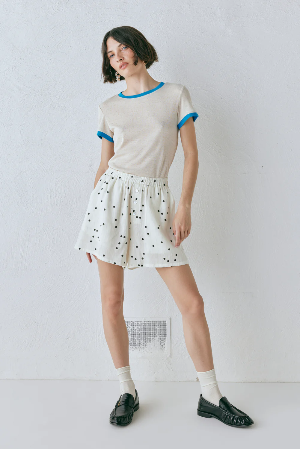 Eliza Linen Shorts Dot - Image 9