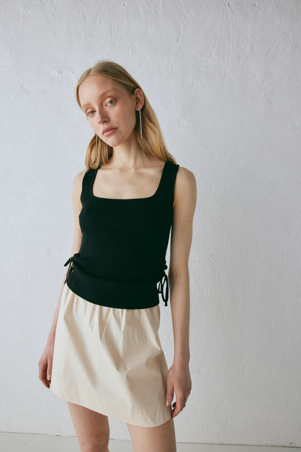 Elka Mini Skirt Cream - Image 5