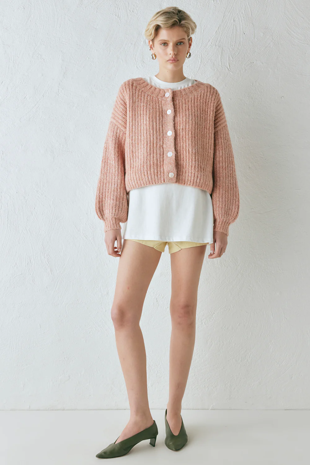 Elsie Knit Cardigan Rose Marle - Image 5