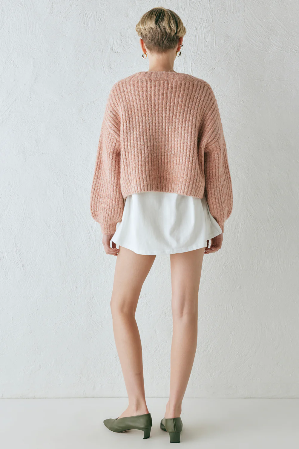 Elsie Knit Cardigan Rose Marle - Image 8