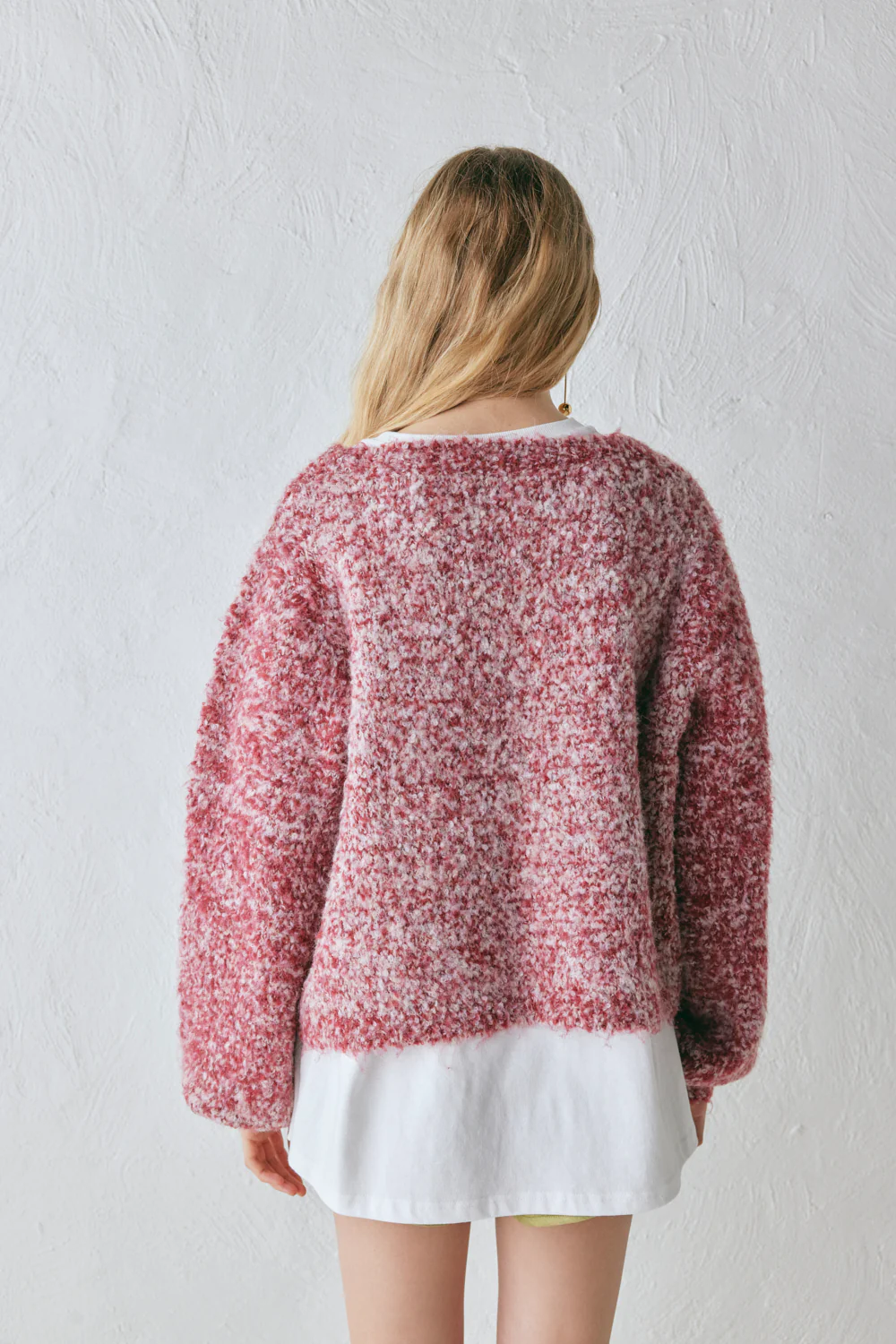 Elsie Knit Jumper Berry Marle - Image 5