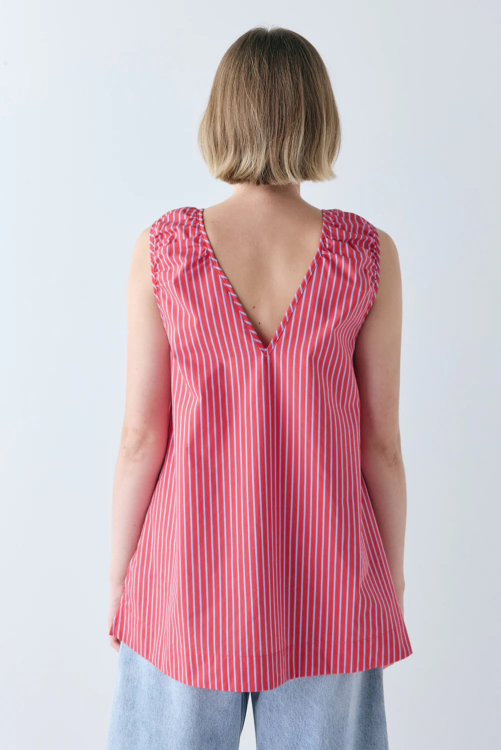 Fira Tunic Top Red Stripe - Image 7