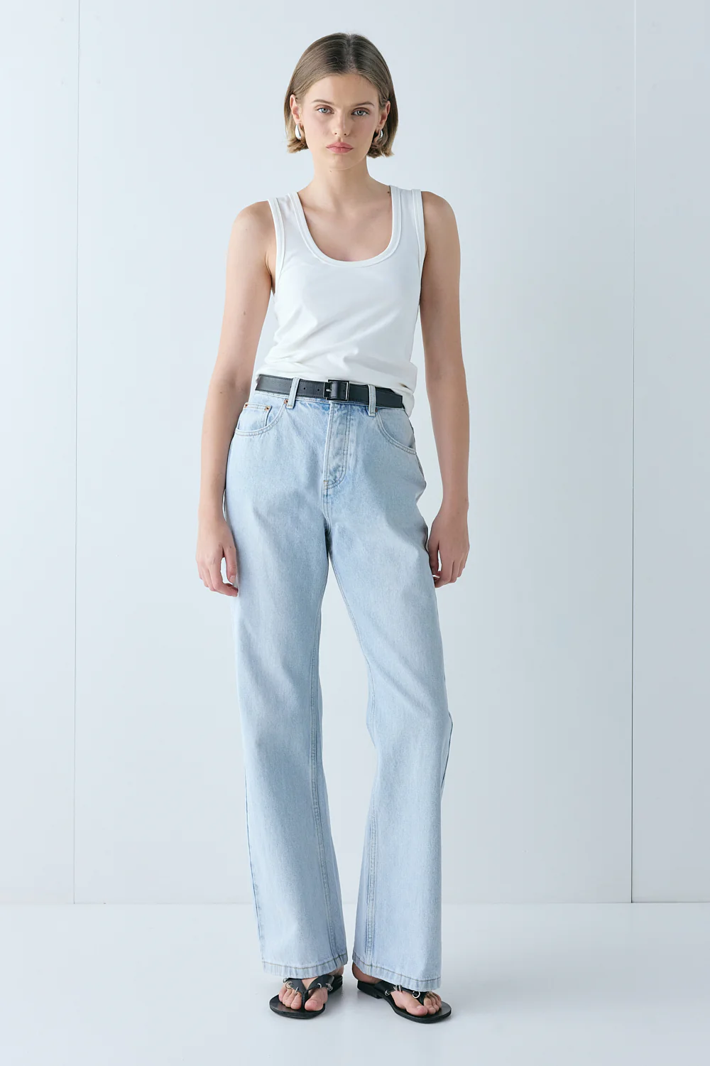 Franca Denim Jeans Washed Blue