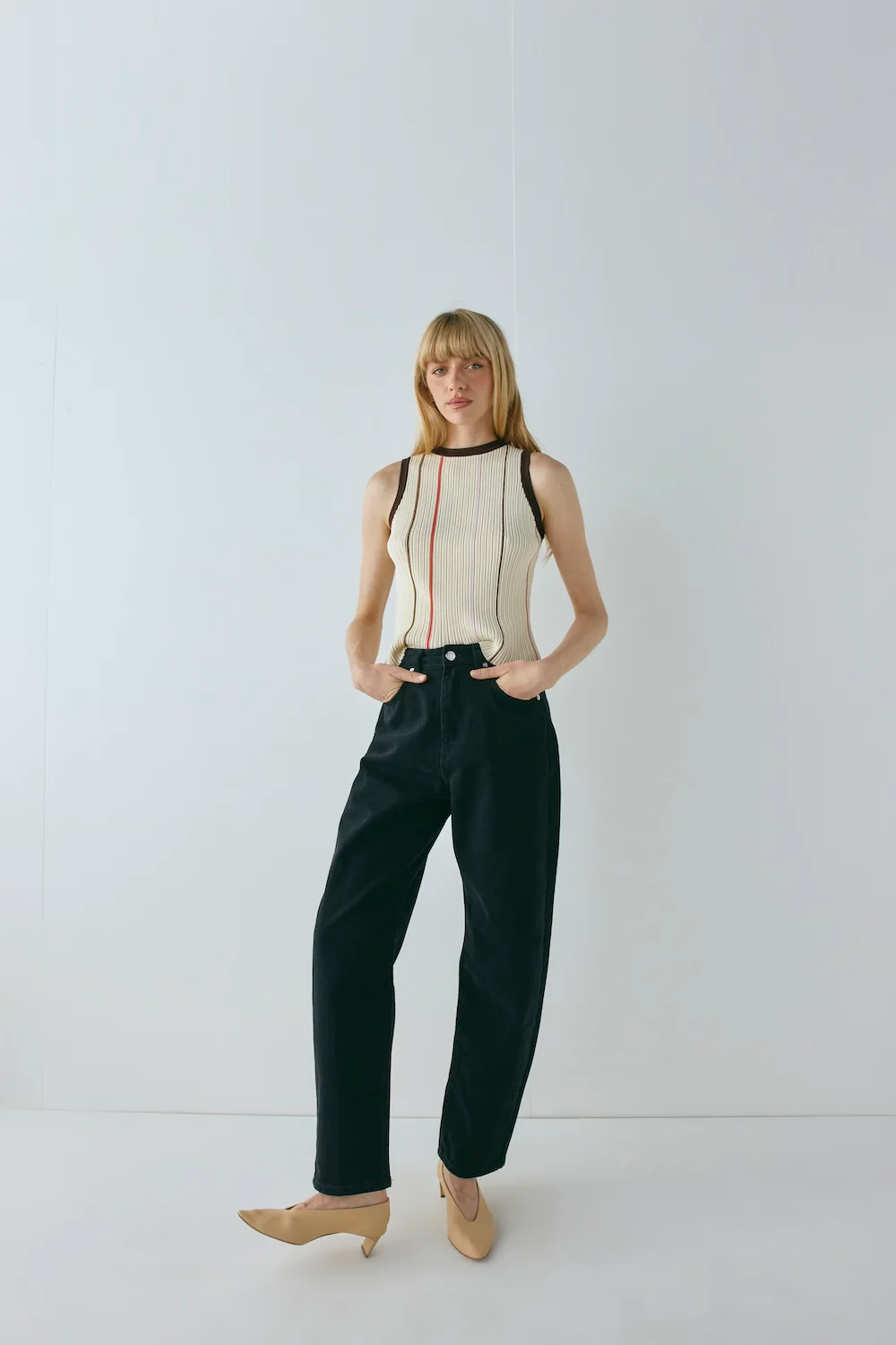 Frances Knit Top Stripe - Image 4