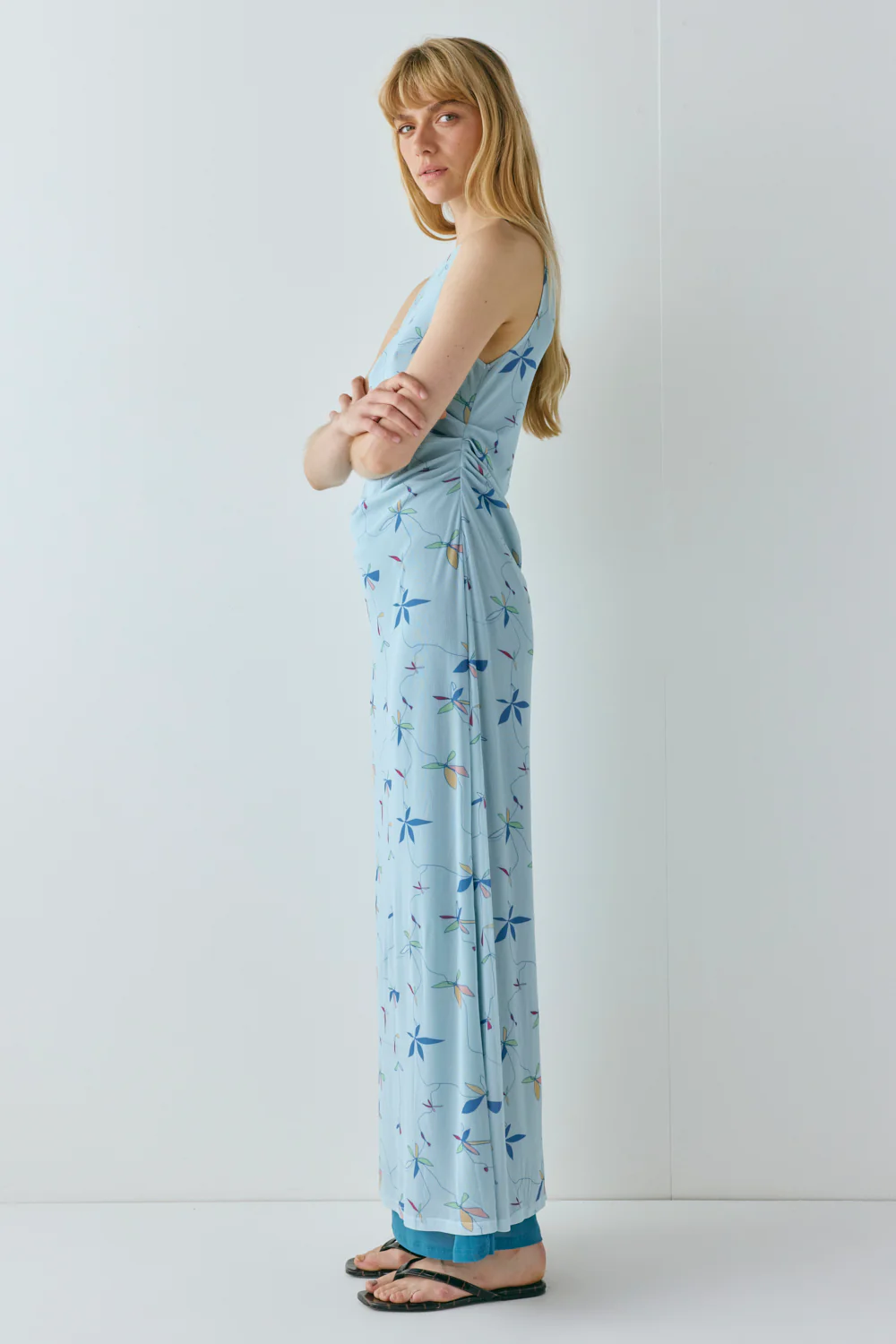 Fredrika Mesh Maxi Dress Sol - Image 5