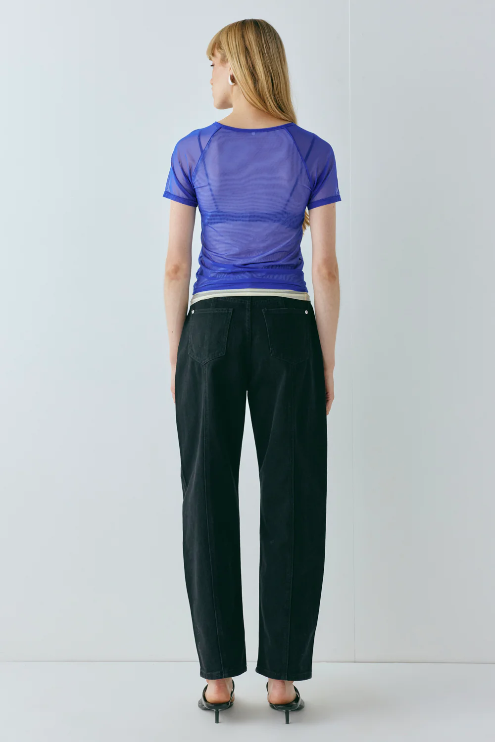 Fresca Mesh Tee Cobalt - Image 10