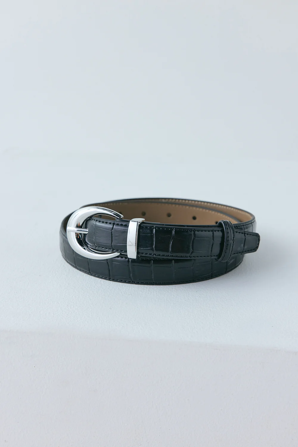 Gia Leather Belt Croc - Image 2
