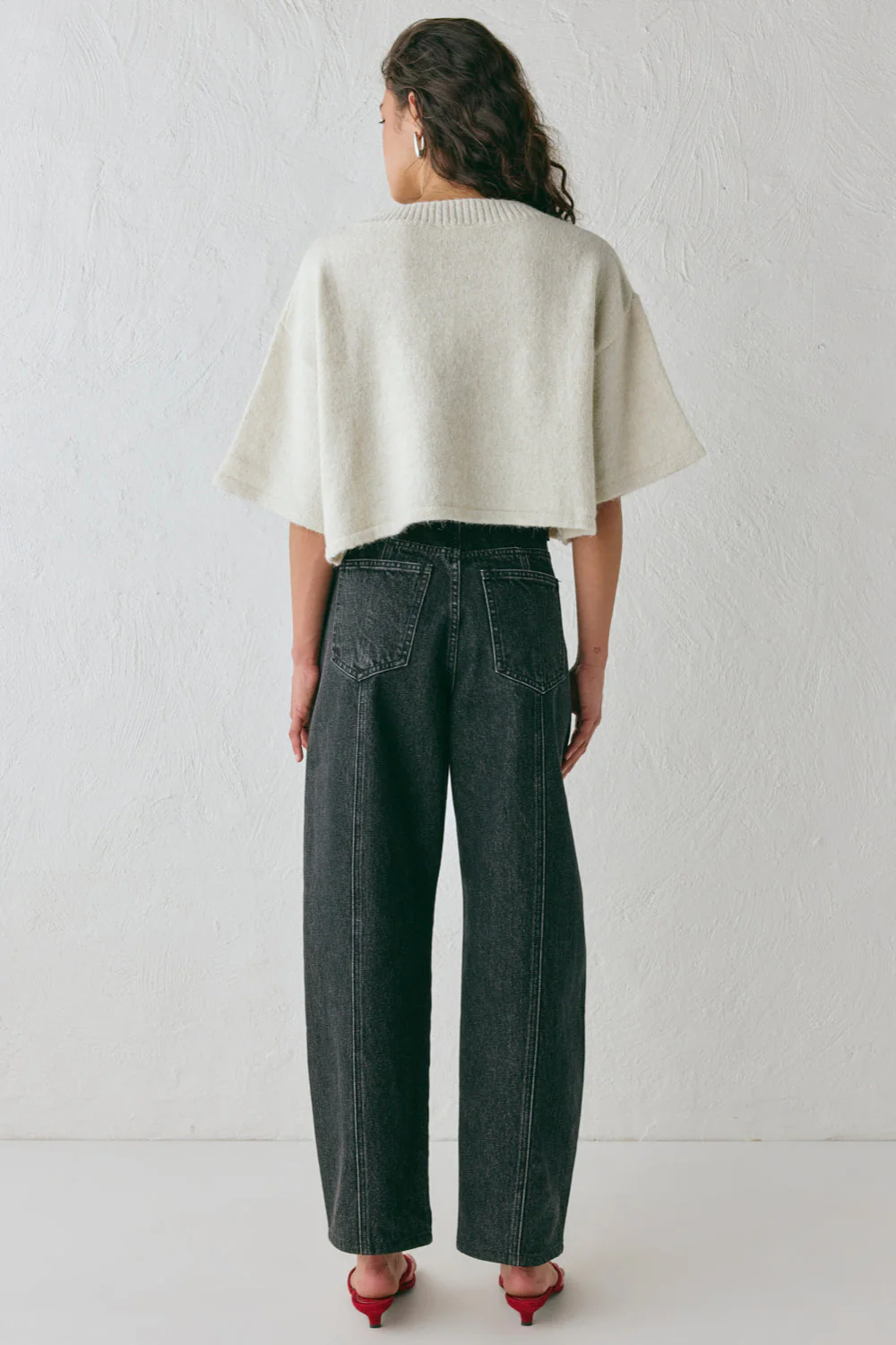 Hailey Knit Cardigan Oyster - Image 5