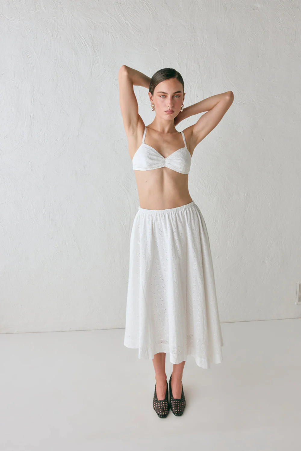 Harper Anglaise Bralette White - Image 4