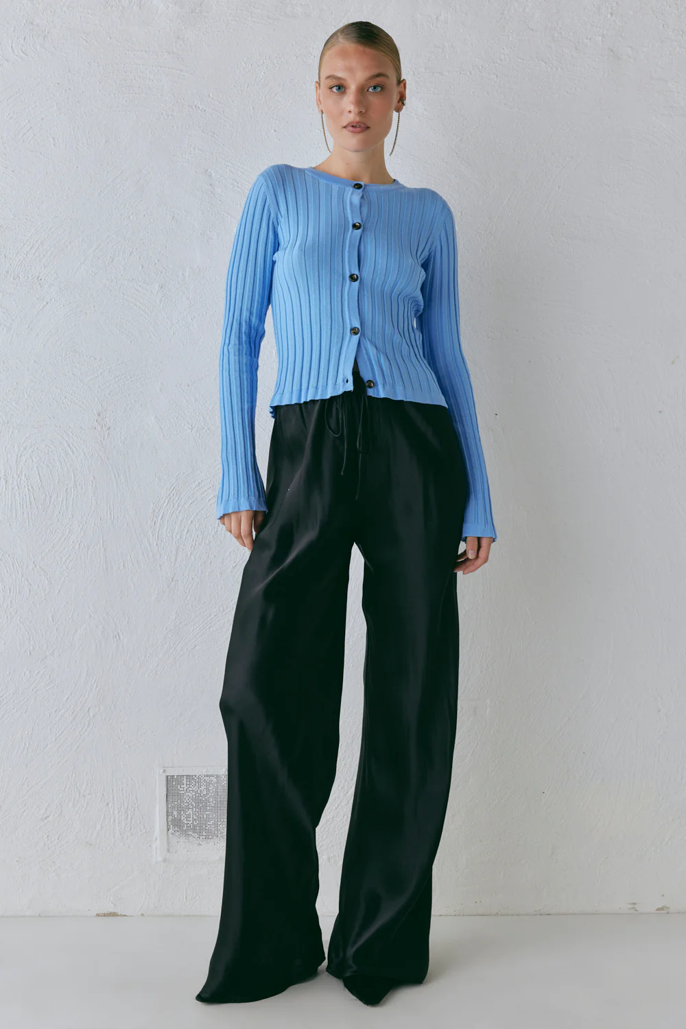 Hattie Knit Top Blue - Image 4