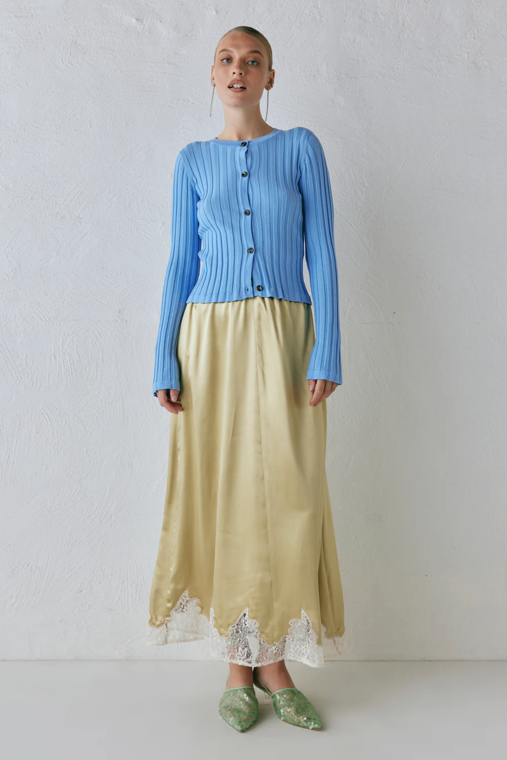 Hattie Knit Top Blue - Image 6