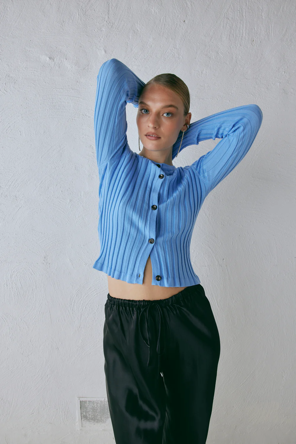 Hattie Knit Top Blue - Image 7