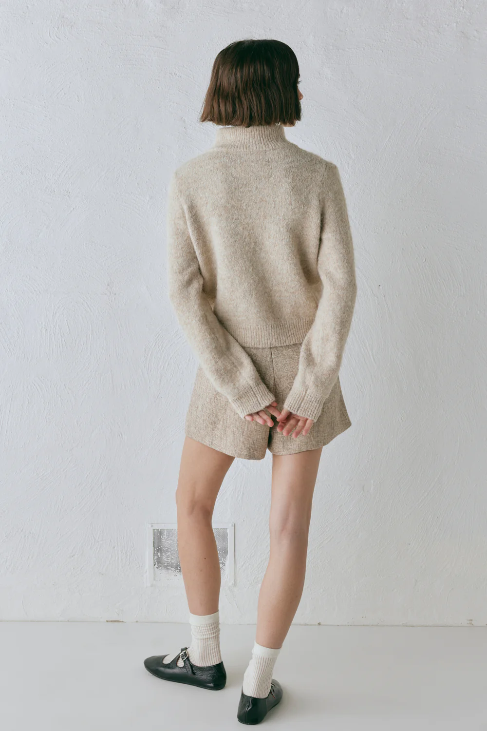 Henley Knit Cardigan Marle - Image 8