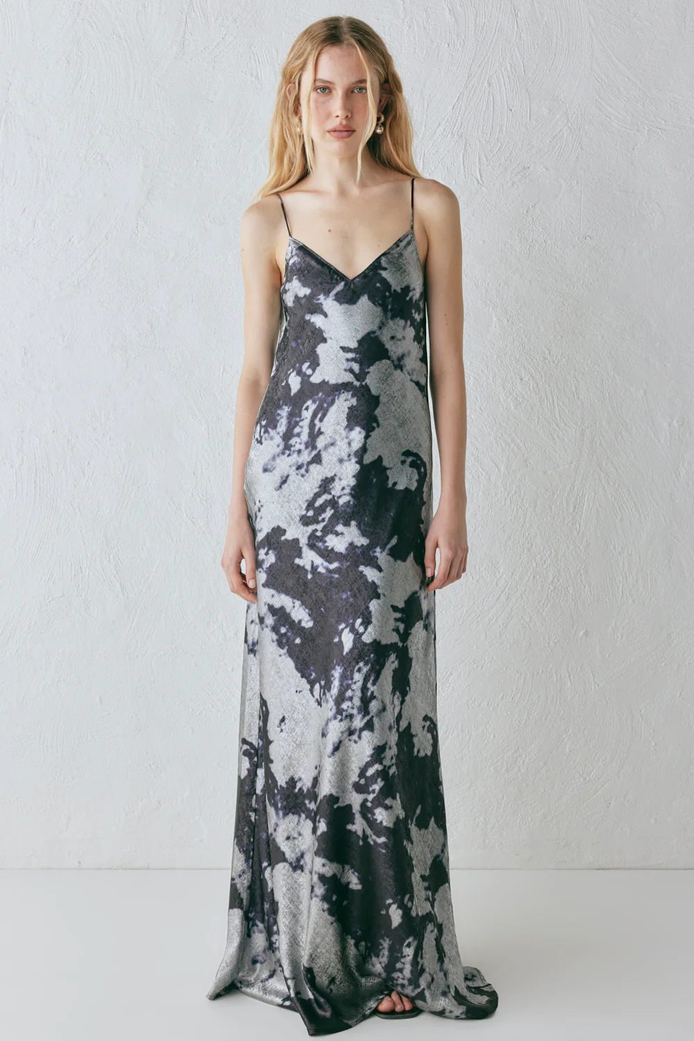 Ida Maxi Dress Silver - Image 4