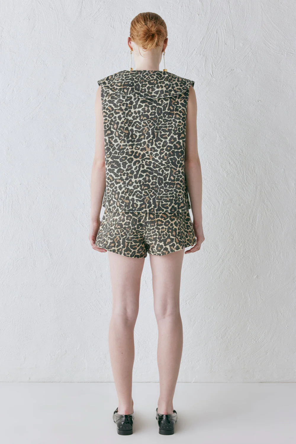 Iman Denim Top Leopard - Image 8