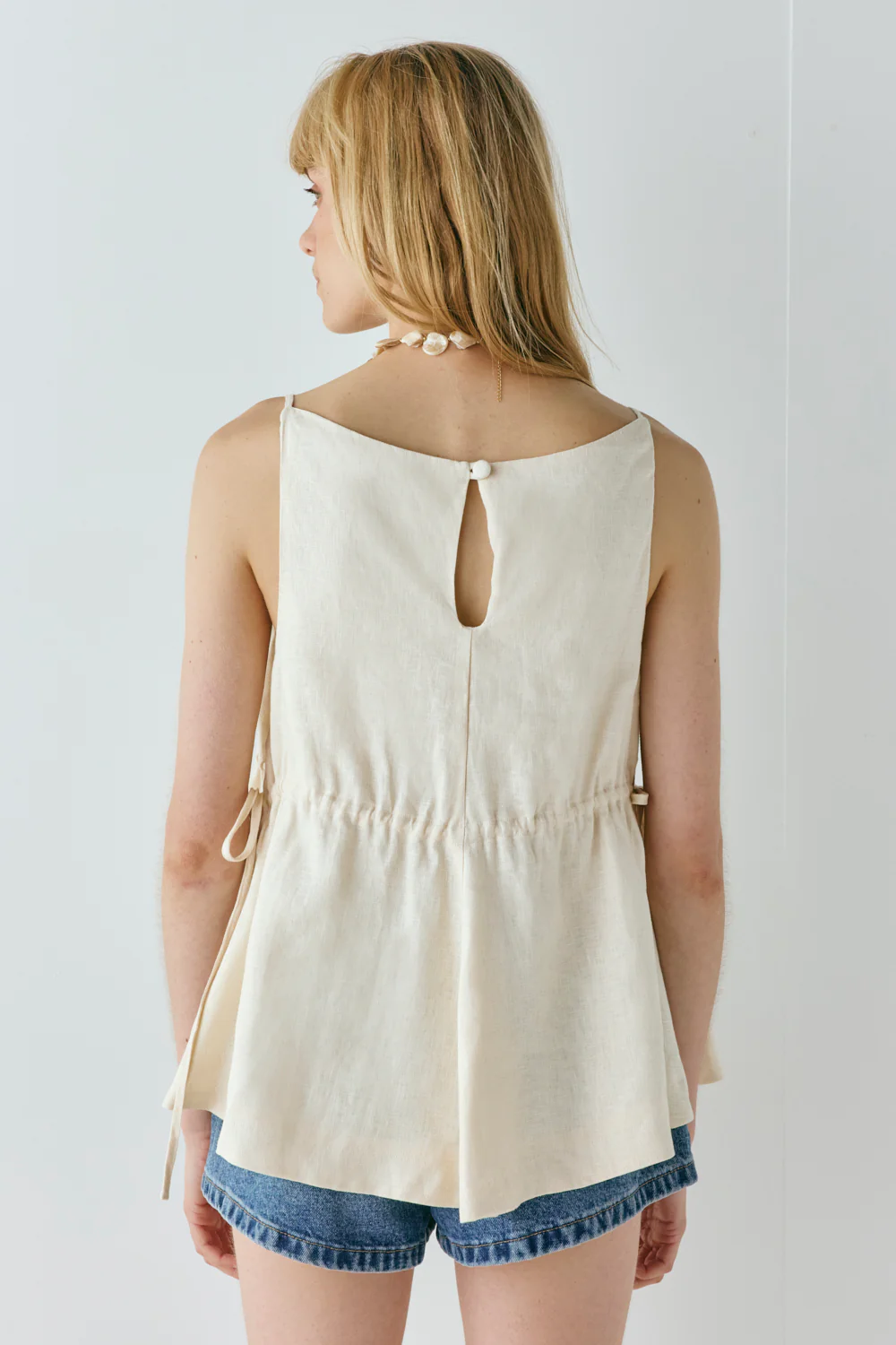 Indi Linen Top Cream - Image 6