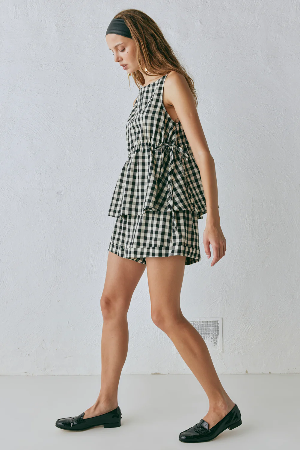Indi Top Black Check - Image 2