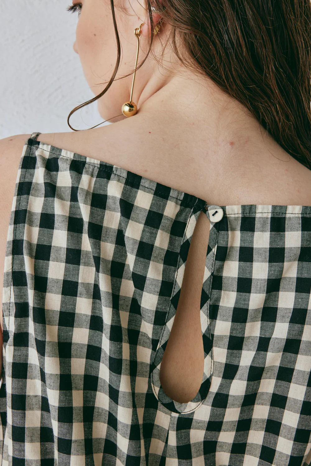 Indi Top Black Check - Image 7