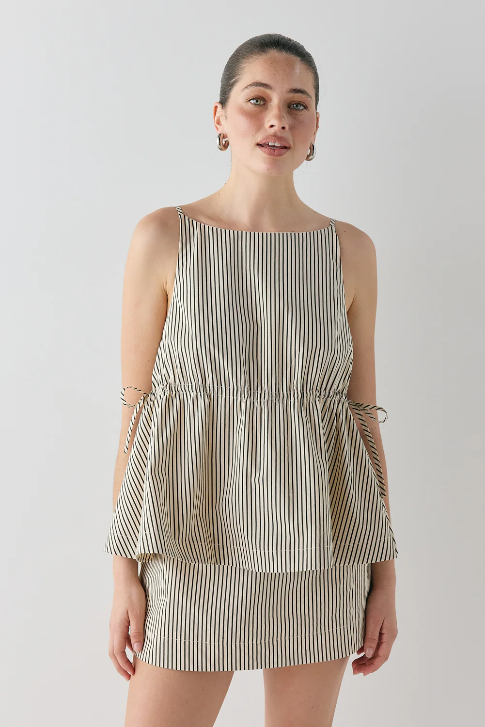 Indi Top Black Stripe