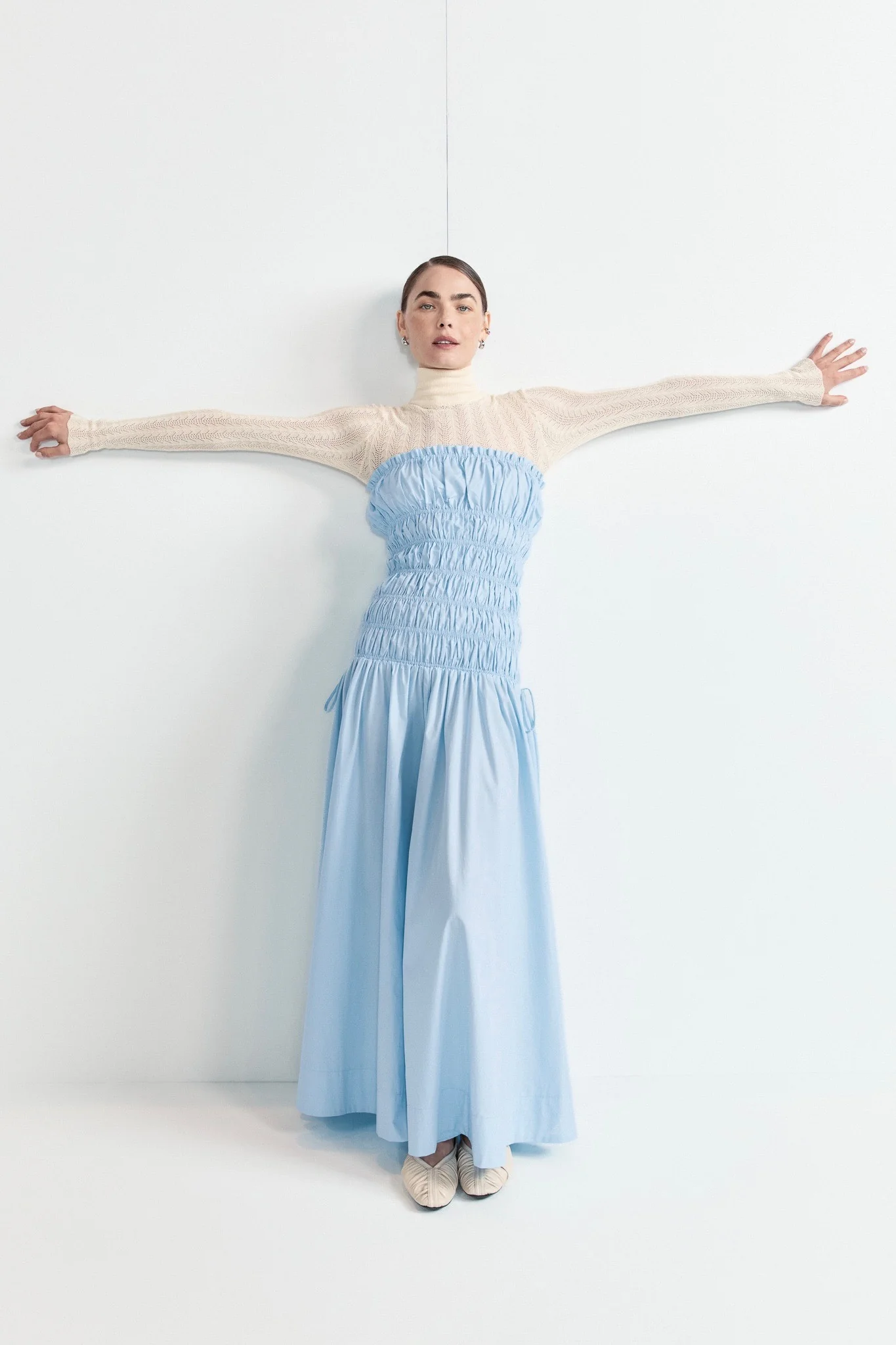 Isabel Maxi Dress Sky - Image 2