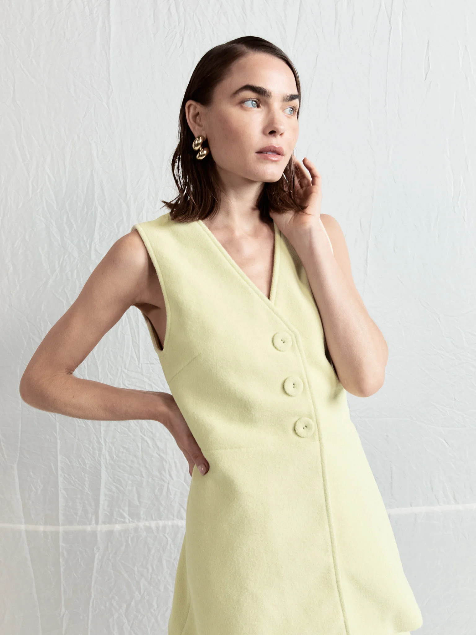 Jeanie Vest Lime - Image 5