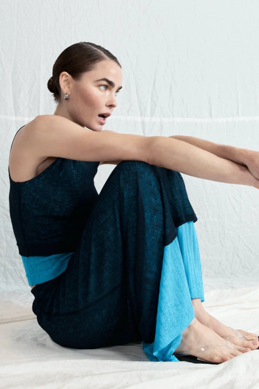 Jil Maxi Skirt Navy - Image 9