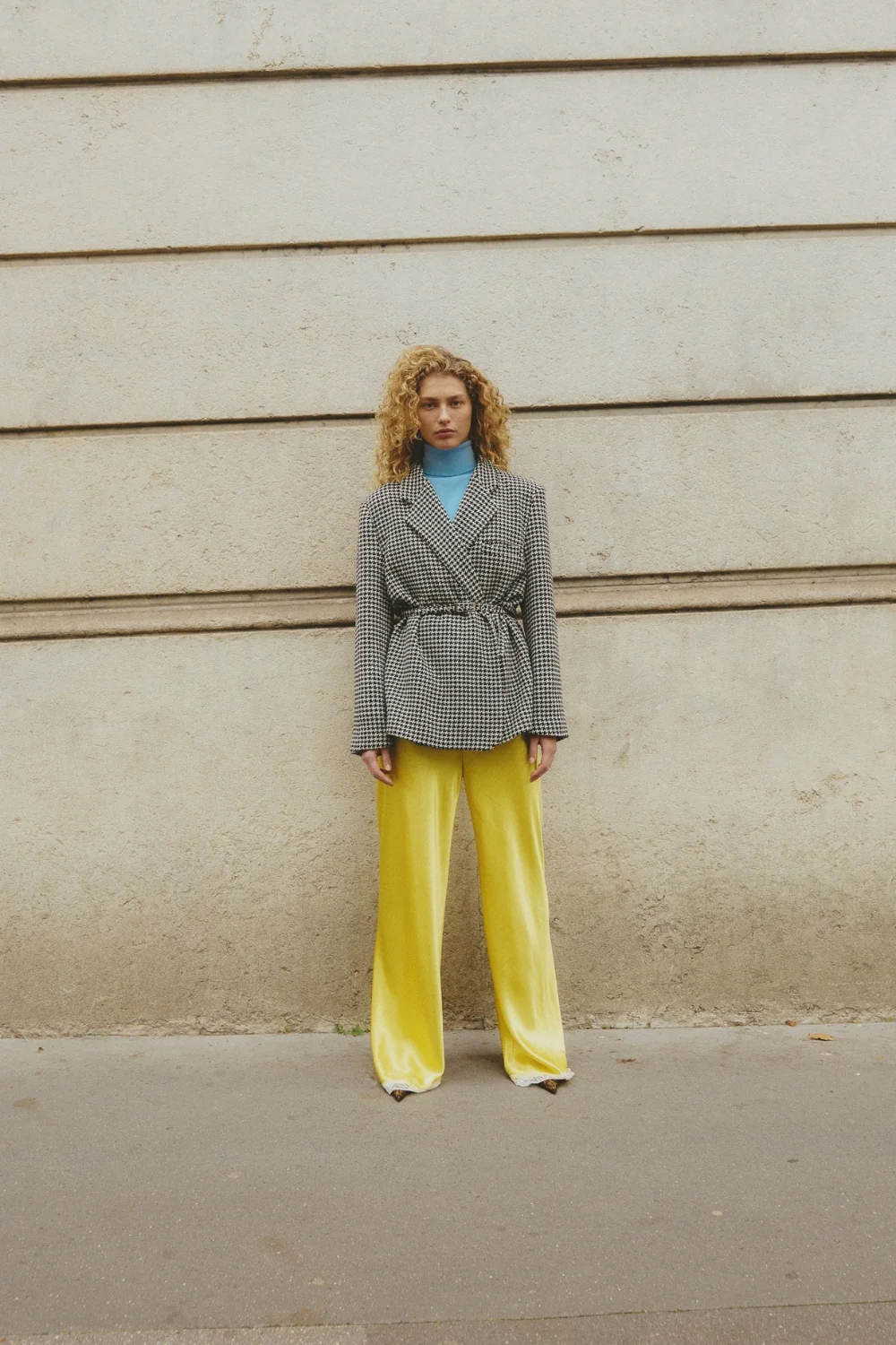 Josefin Satin Pants Citrus - Image 6