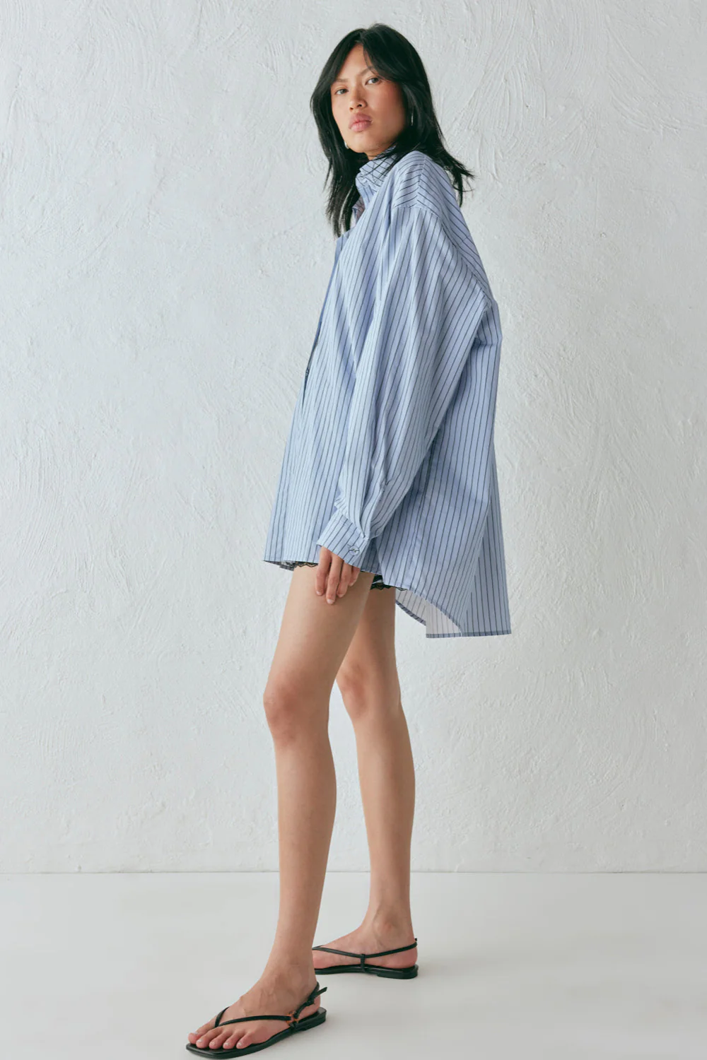 June Shirt Blue Stripe - Image 2