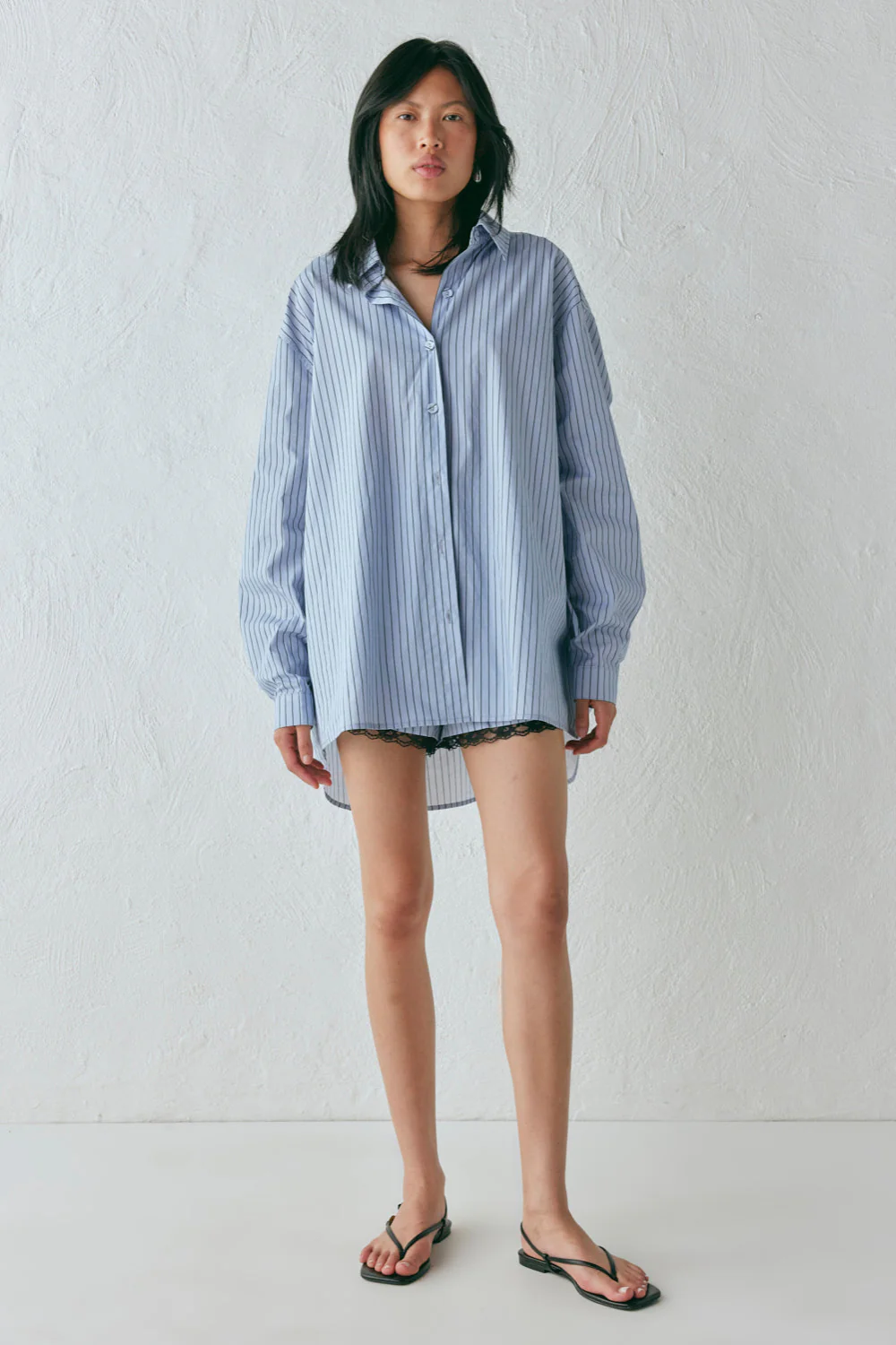 June Shirt Blue Stripe - Image 4