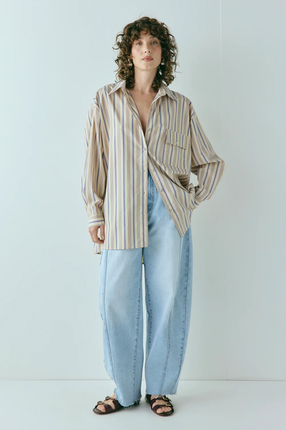 June Shirt Butter Stripe - Image 2