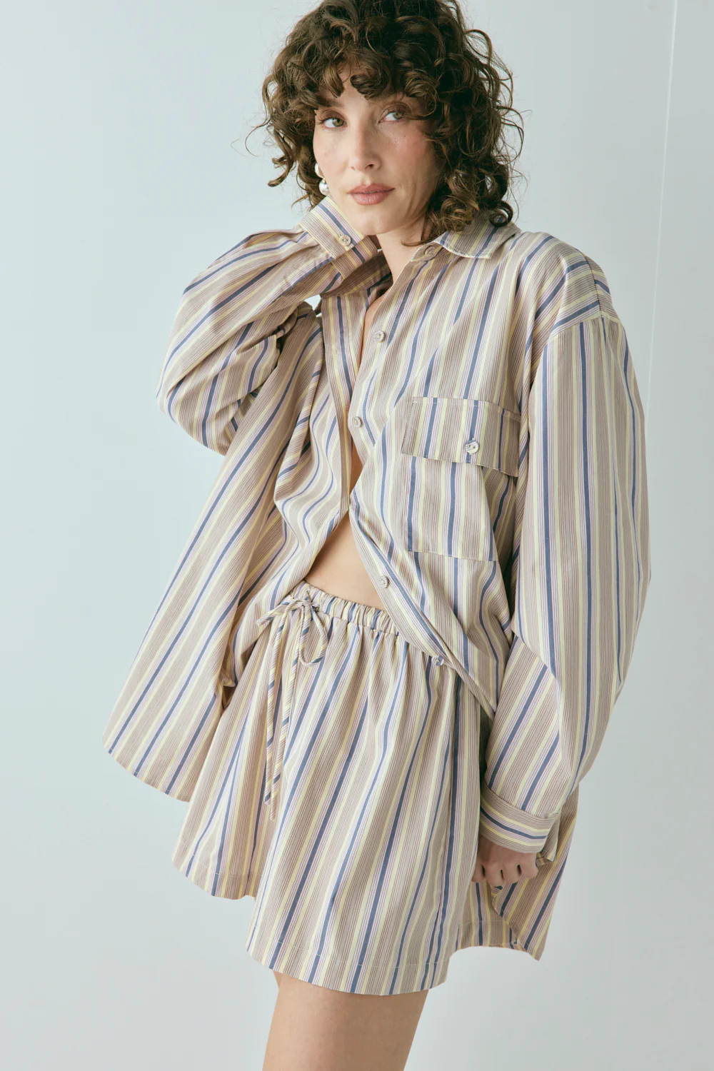 June Shirt Butter Stripe - Image 3