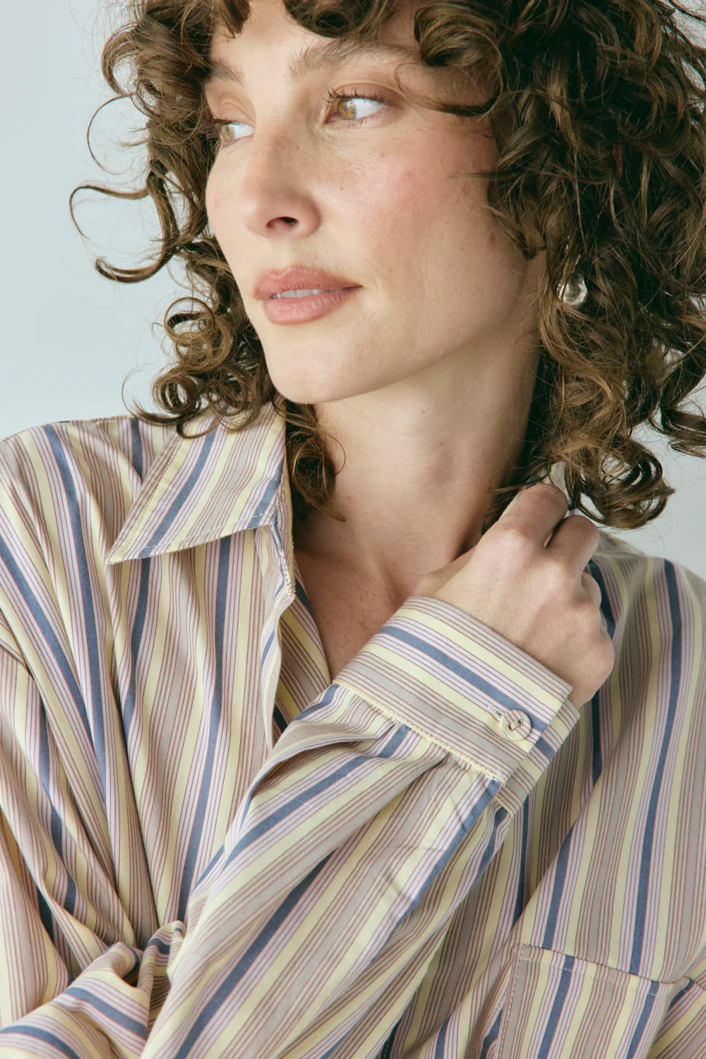 June Shirt Butter Stripe - Image 5