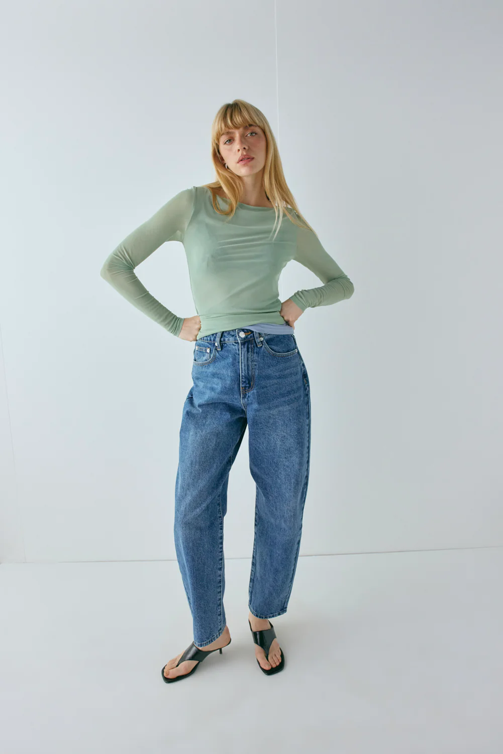 Lana Mesh Top Seafoam - Image 3