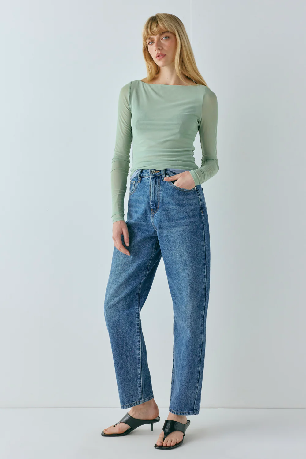 Lana Mesh Top Seafoam - Image 5