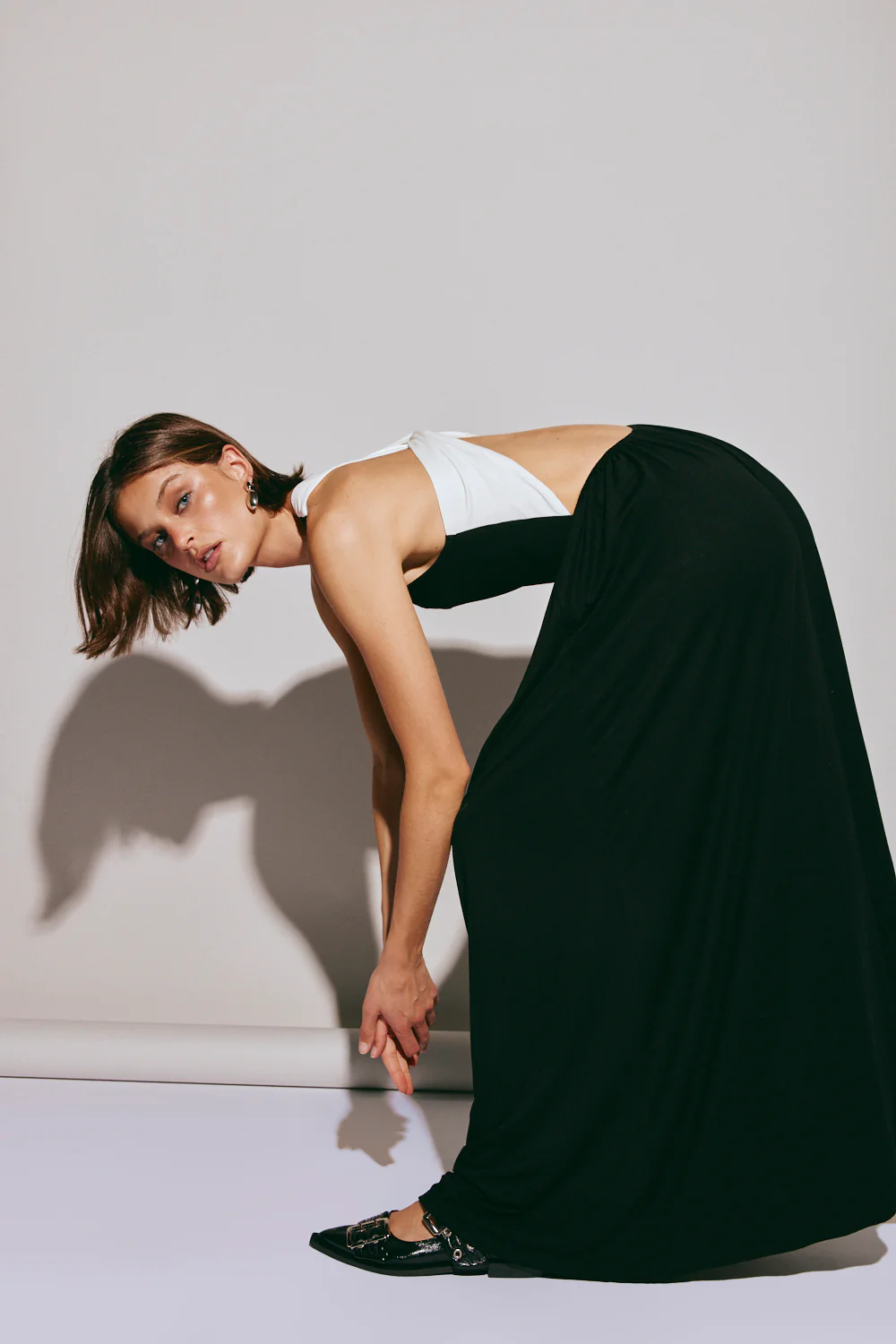 Lena Maxi Dress Black - Image 3