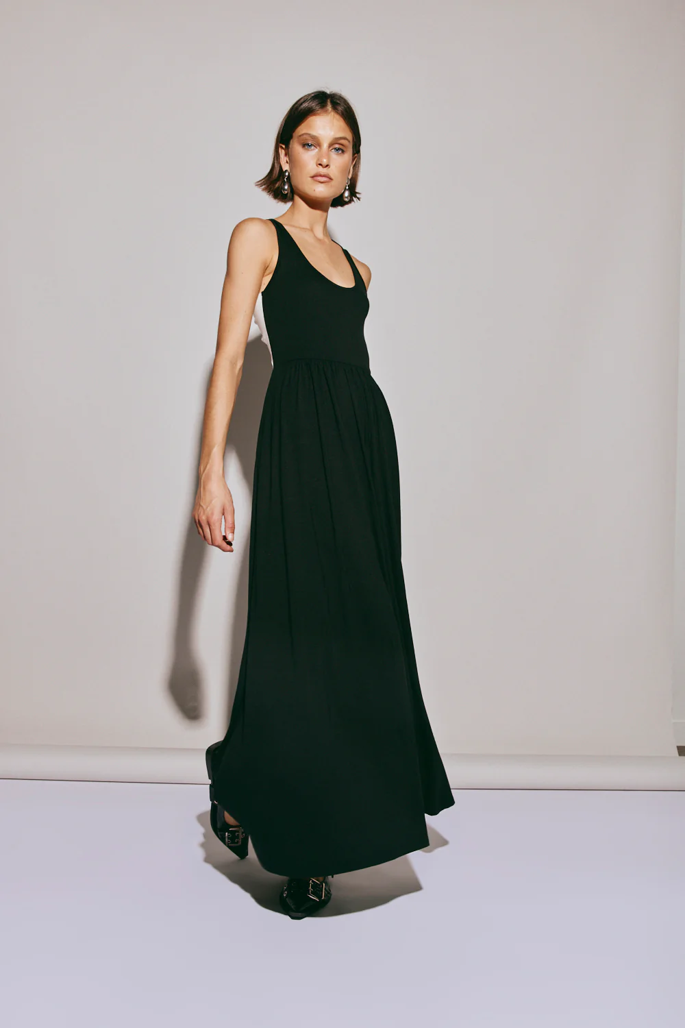 Lena Maxi Dress Black - Image 6