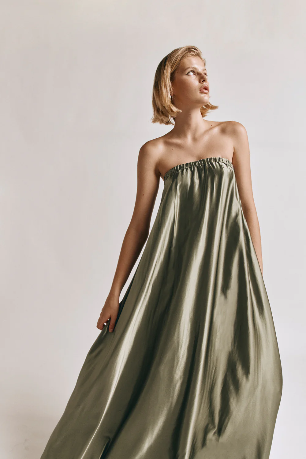 Lenni Maxi Dress Olive - Image 2