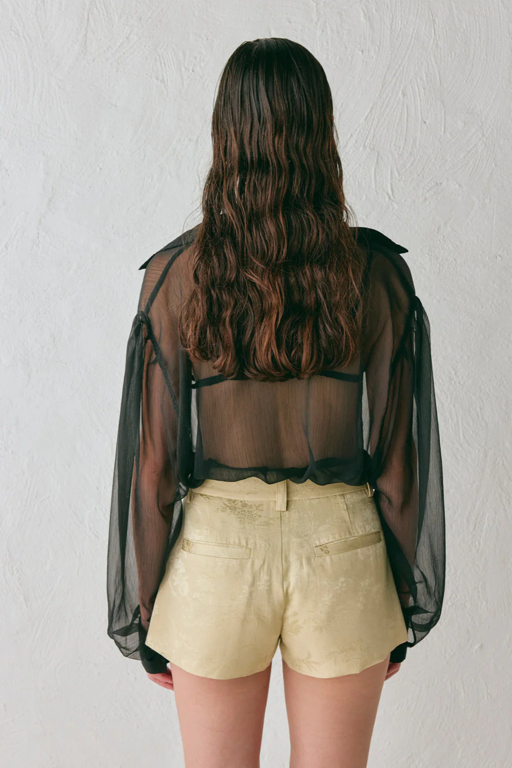 Levy Jacquard Shorts Pistachio - Image 7
