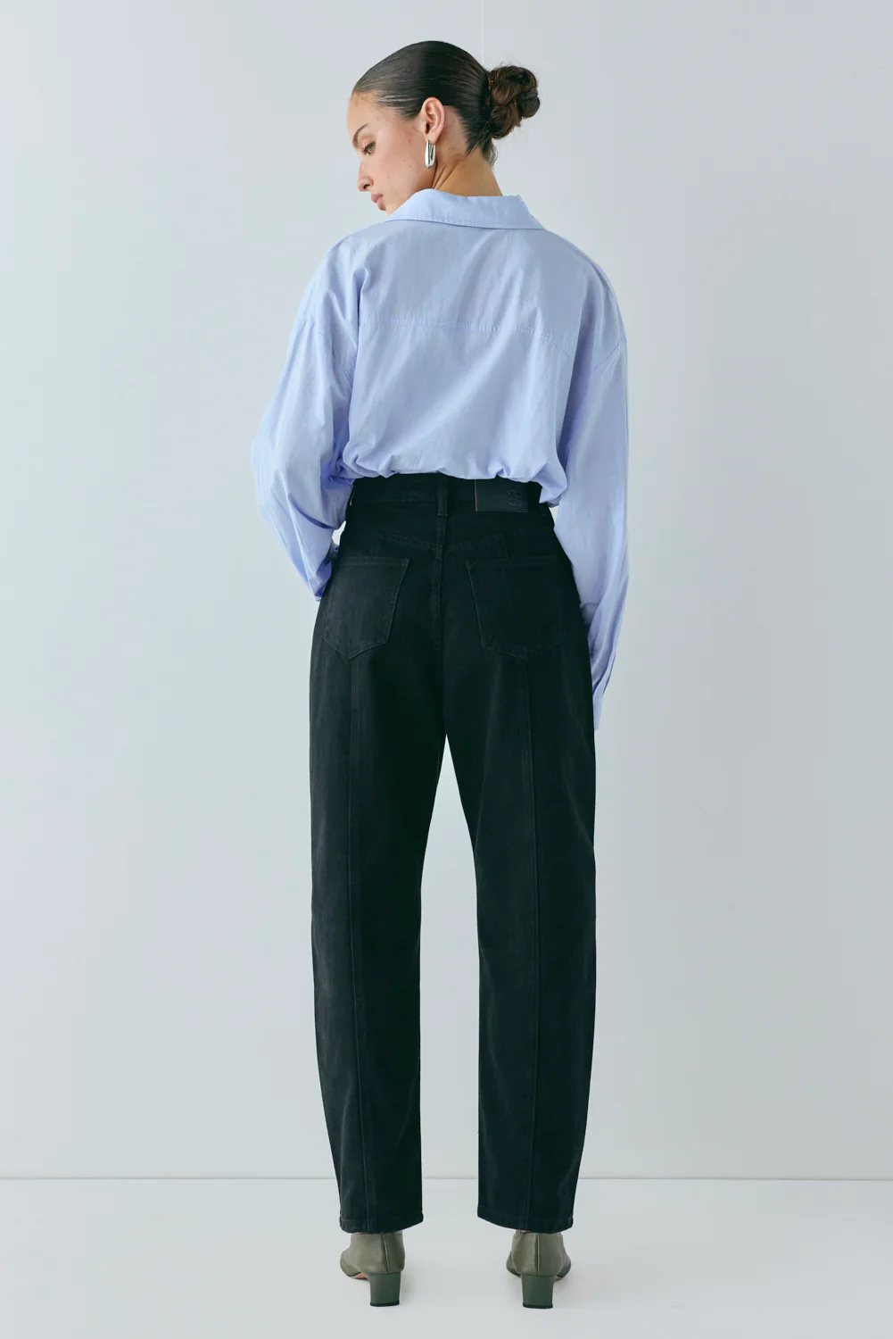 Lex Barrel Denim Jeans Black - Image 8