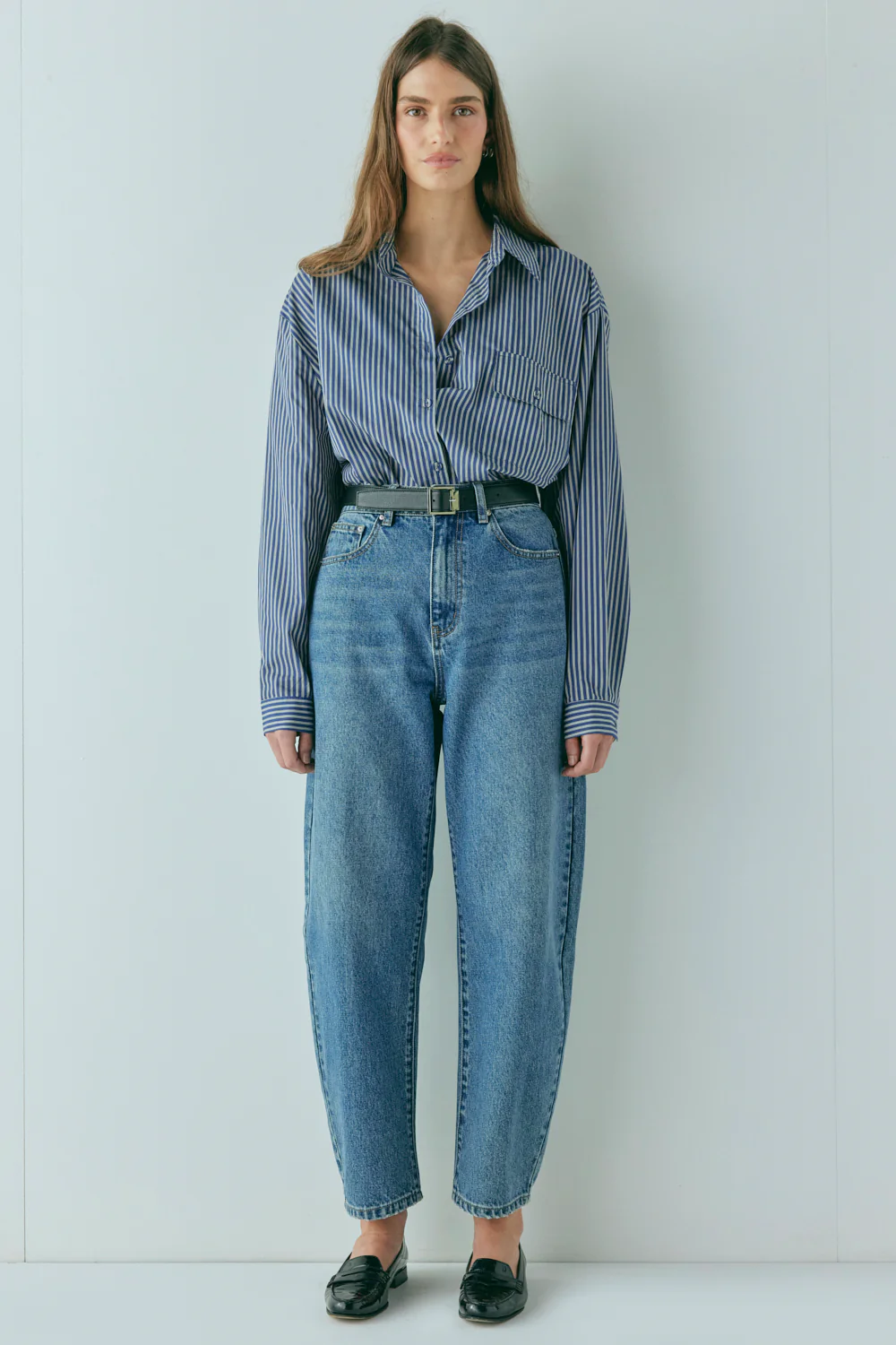 Lex Barrel Denim Jeans Blue - Image 8