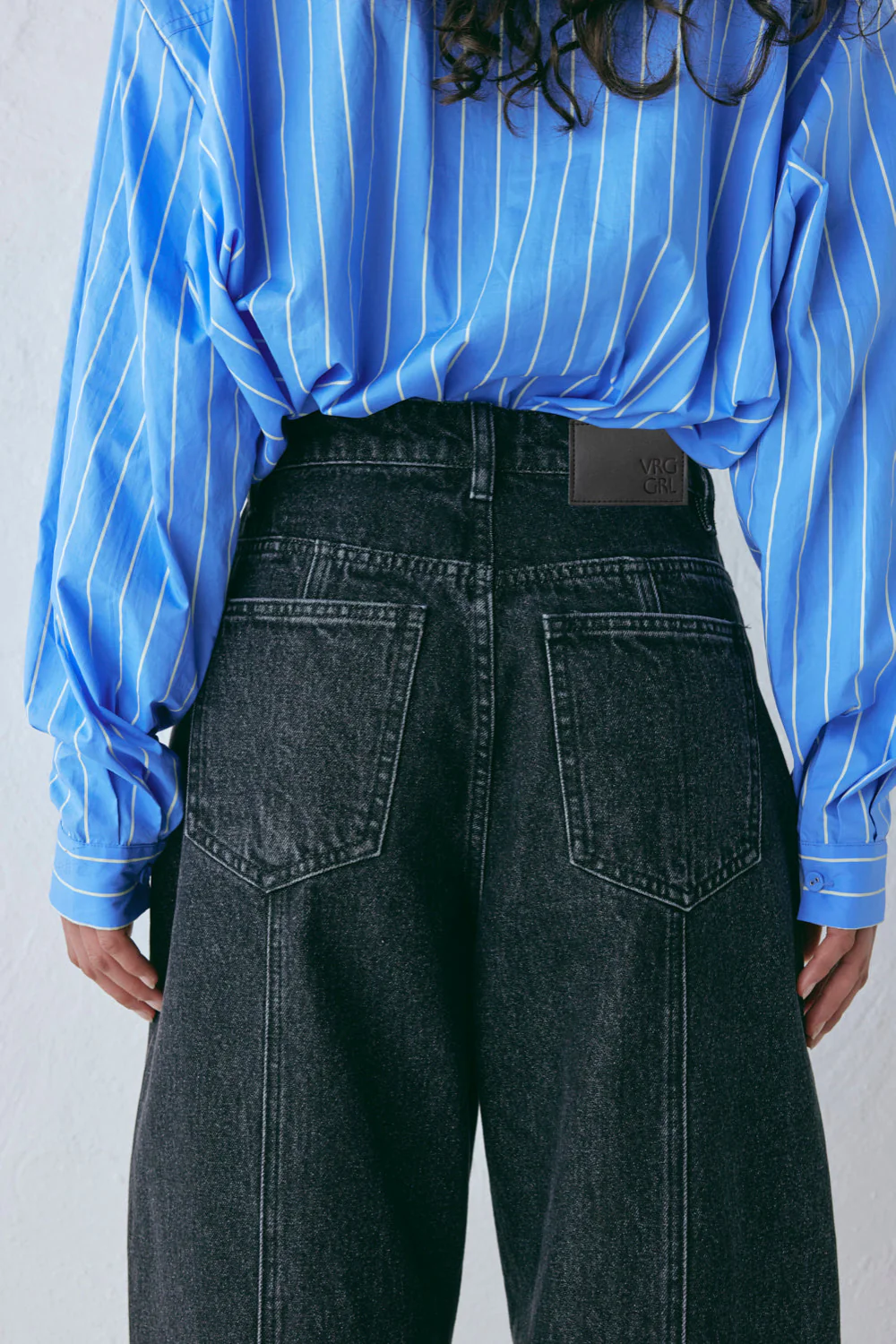 Lex Barrel Denim Jeans Washed Black - Image 7