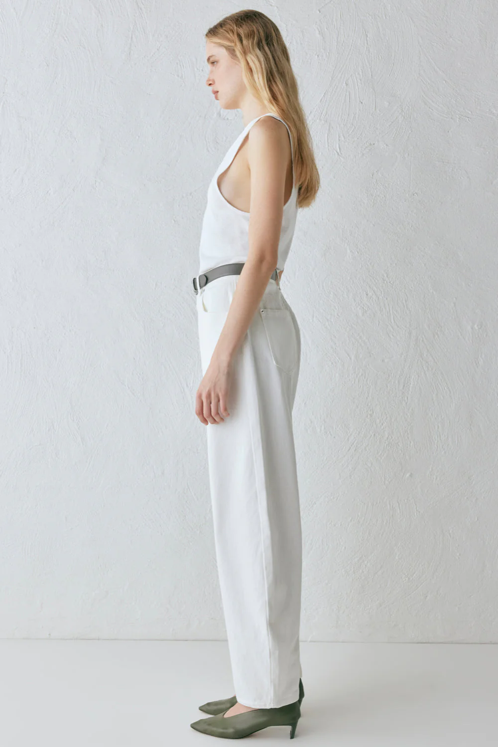 Lex Barrel Denim Jeans White - Image 8