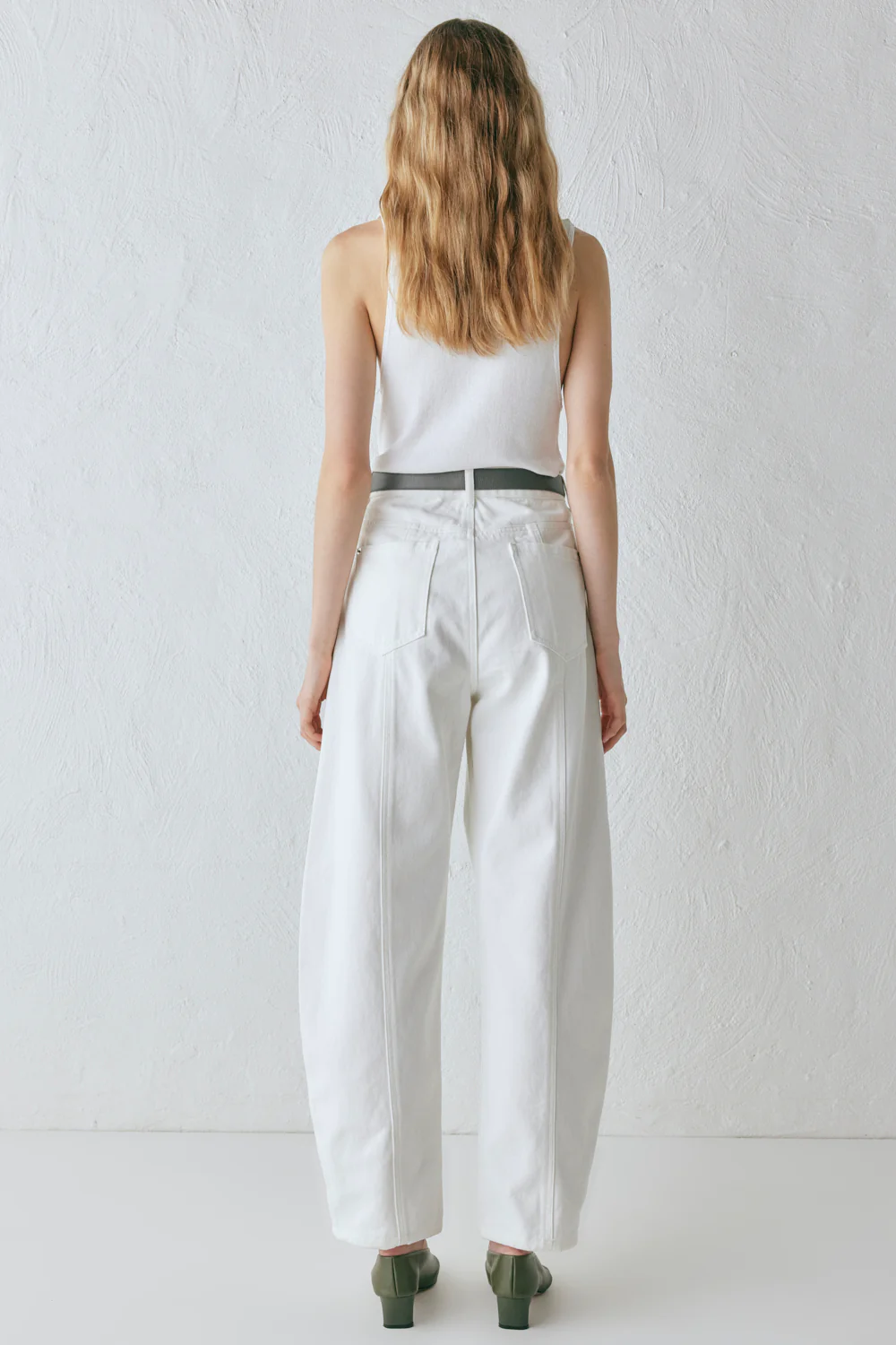 Lex Barrel Denim Jeans White - Image 9
