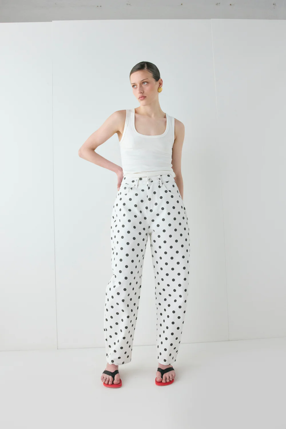 Lex Barrel Jeans Polka Dot - Image 6