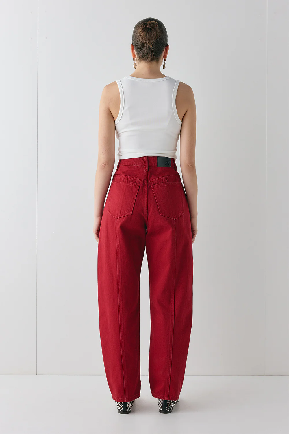 Lex Barrel Jeans Red - Image 5