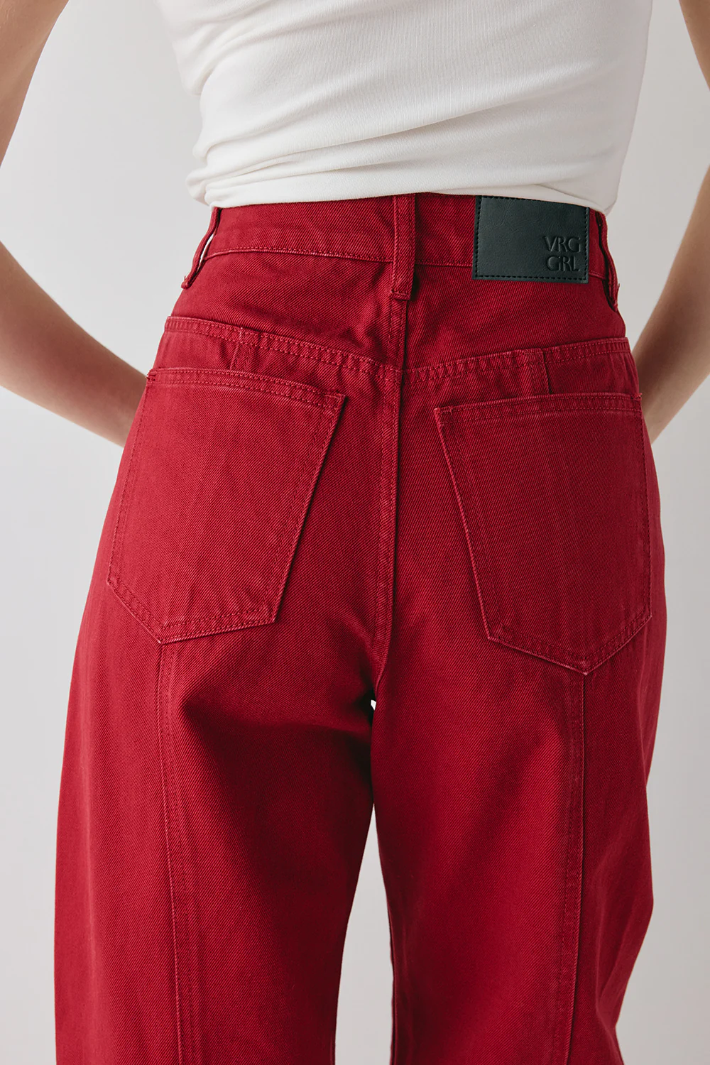 Lex Barrel Jeans Red - Image 6