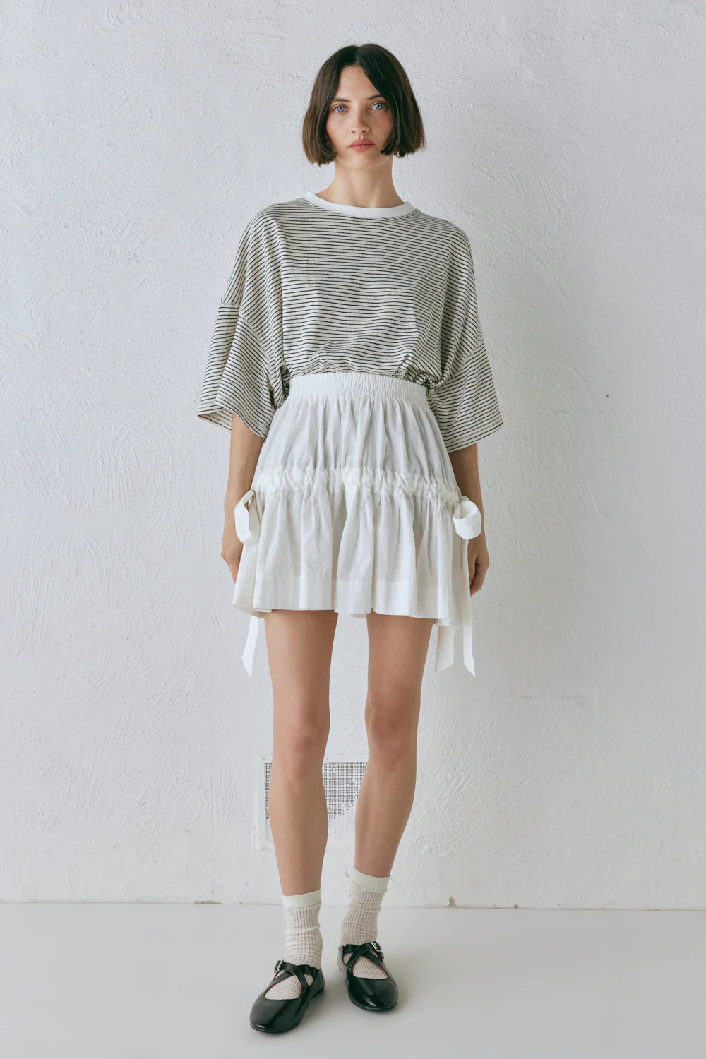 Lily Mini Skirt White - Image 2