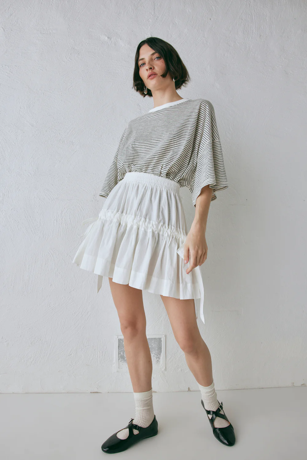 Lily Mini Skirt White - Image 5