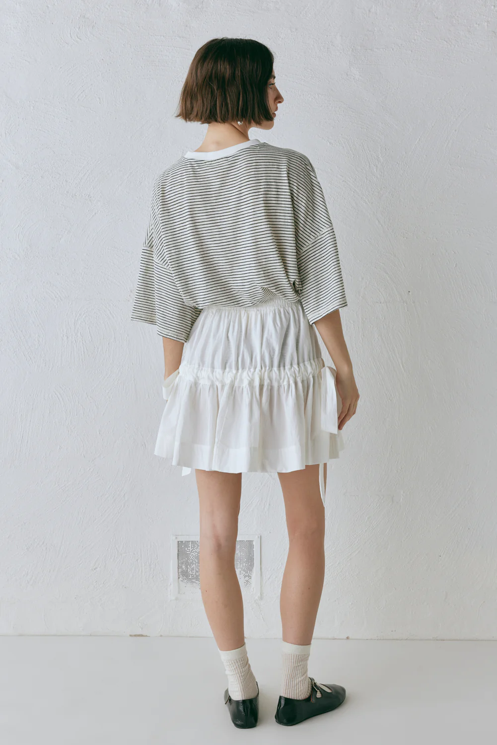 Lily Mini Skirt White - Image 7
